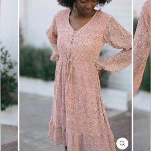 Morning Lavender Pleated Mini Dress